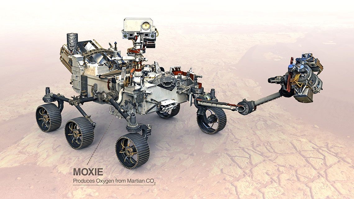 A mars rover